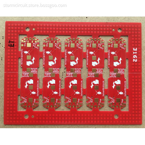 0.4mm FR4 Red ENIG PCB
